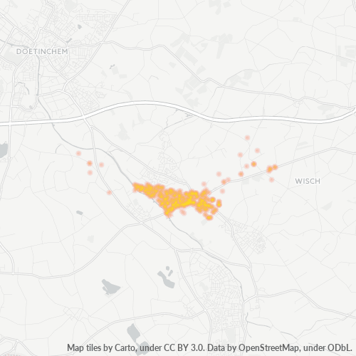 7061 Heatmap Bedrijfsdichtheid
