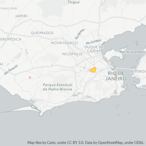 21381-000 Mapa de calor de densidad empresarial