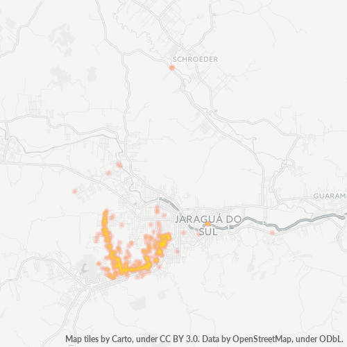 89253-000 Heatmap de Densidade da Empresa