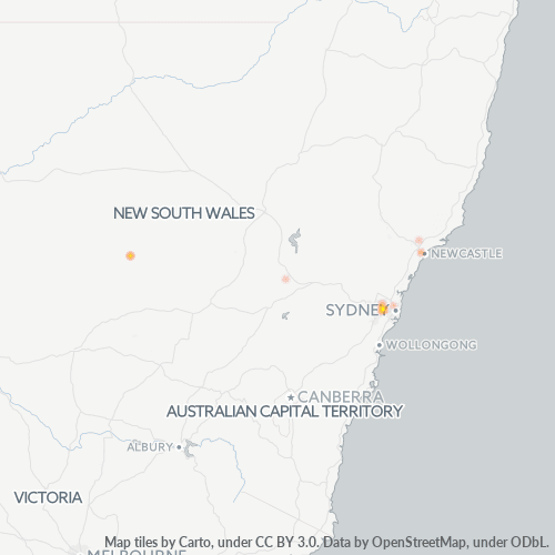 2162 Business Density Heatmap