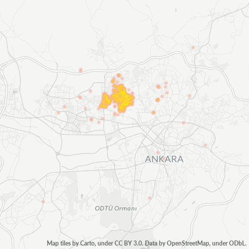 posta kodu 06210 için yoğunluk haritası