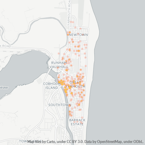 NR30 Business Density Heatmap