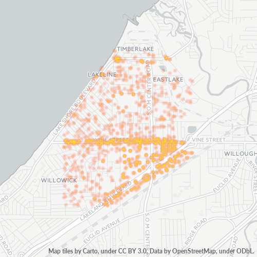 44095 Business Density Heatmap