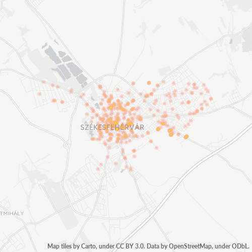 8019 Vállalati sűrűségi térkép
