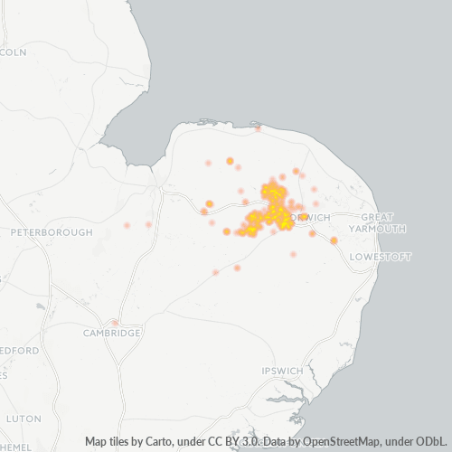 NR9 Business Density Heatmap
