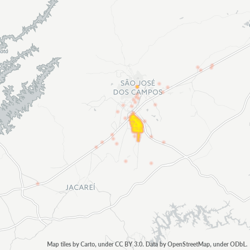 12230-000 Heatmap de Densidade da Empresa