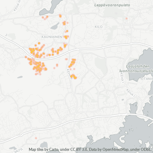 02750 Yritystiheys lämpökarttana