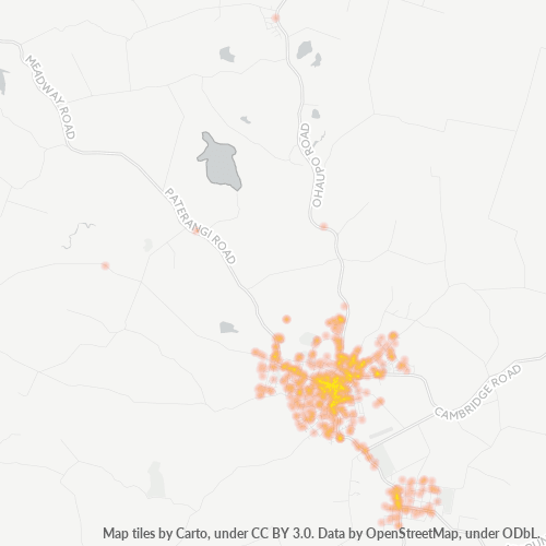 3800 Business Density Heatmap