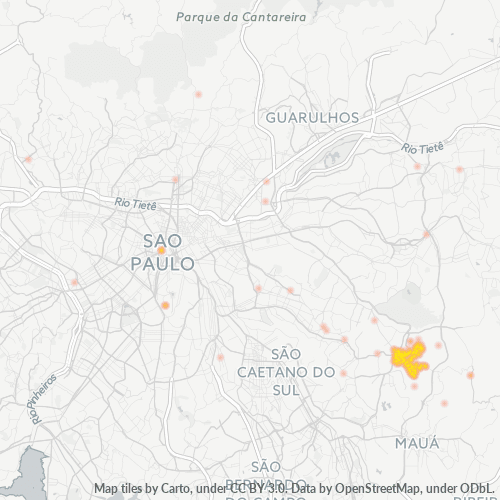 08330-000 Heatmap de Densidade da Empresa