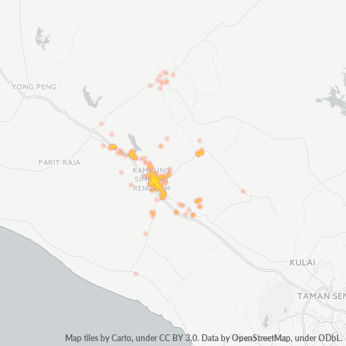 86200 Business Density Heatmap