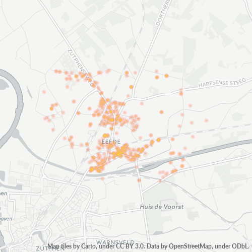 7211 Heatmap Bedrijfsdichtheid