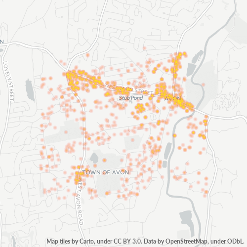06001 Business Density Heatmap