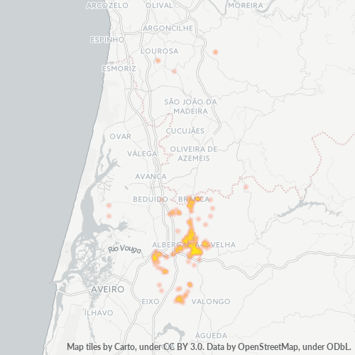 3850 Heatmap de Densidade da Empresa
