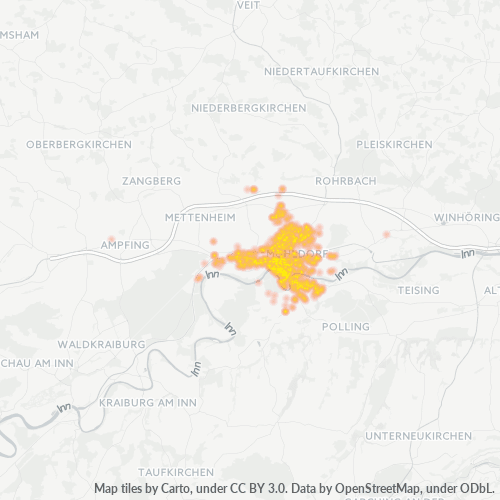 84453 Standortdichte-Heatmap
