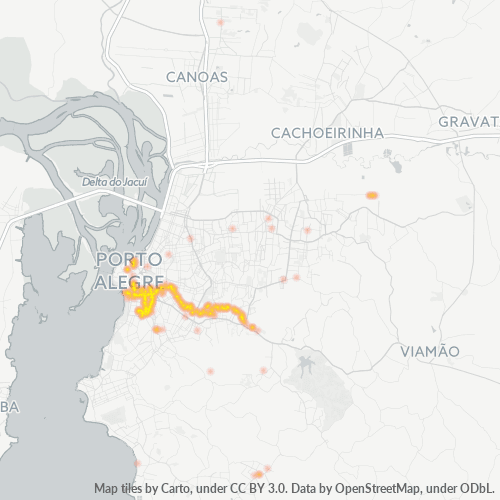 90160-000 Heatmap de Densidade da Empresa