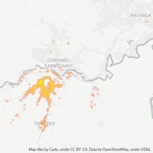 35180-000 Mapa de calor de densidad empresarial