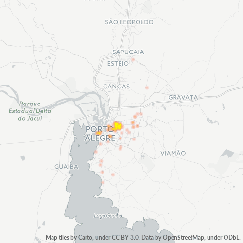 90520-000 Heatmap de Densidade da Empresa