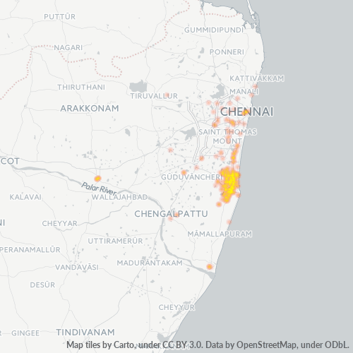 603103 Business Density Heatmap