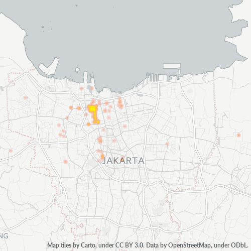 11250 Peta Panas Densitas Bisnis