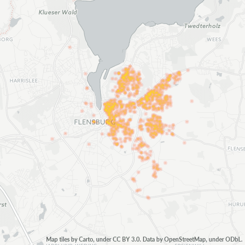 Heatmap für plz 24943