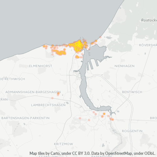 18119 Standortdichte-Heatmap
