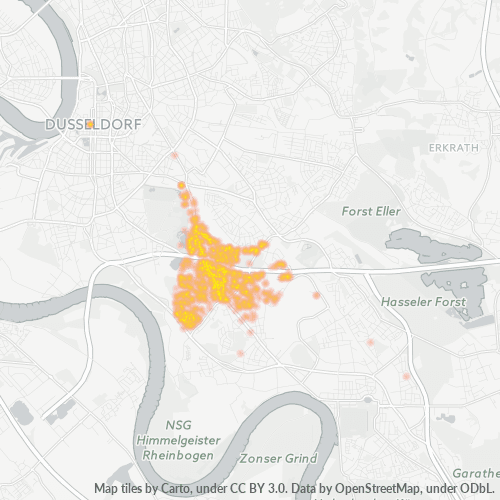 40591 Standortdichte-Heatmap
