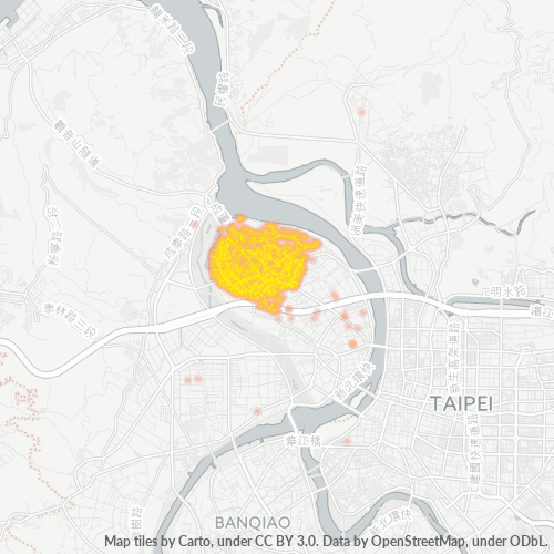 247 商業密度熱圖
