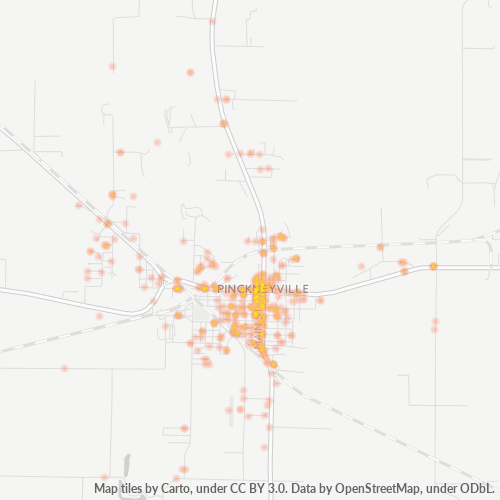 62274 Business Density Heatmap