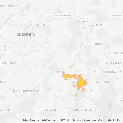 09405 Standortdichte-Heatmap