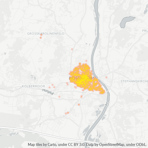 83022 Standortdichte-Heatmap