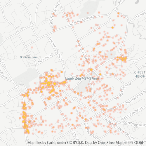 19342 Business Density Heatmap
