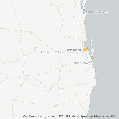 4179 Business Density Heatmap