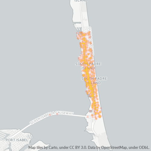 78597 Business Density Heatmap