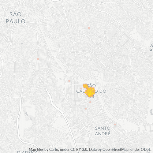 09551-000 Heatmap de Densidade da Empresa
