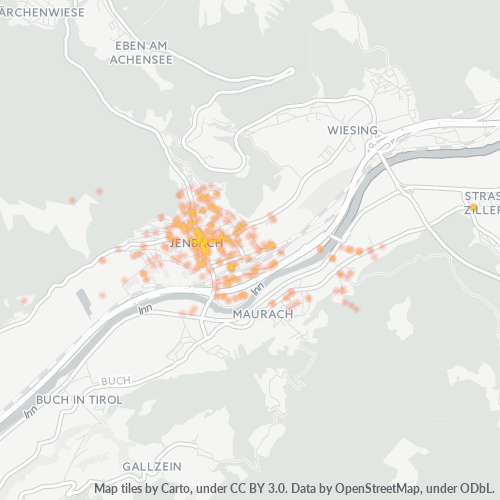 Heatmap für postleitzahl 6200