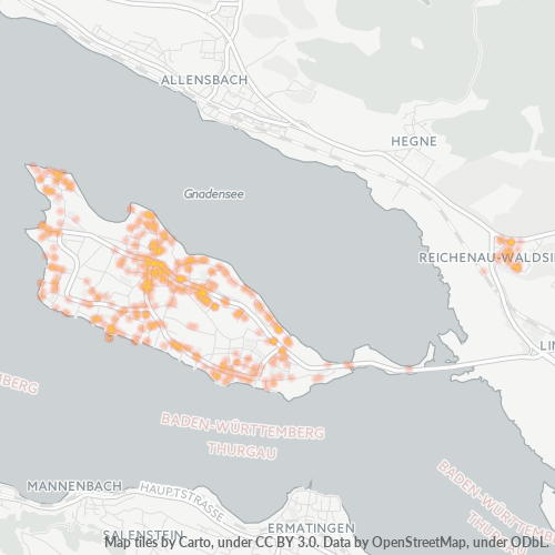 Heatmap für plz 78479