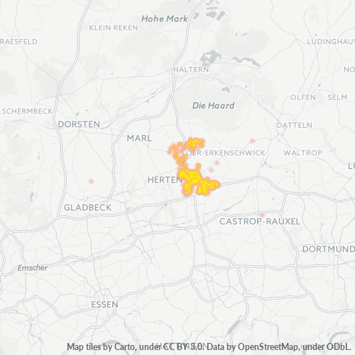 45659 Standortdichte-Heatmap