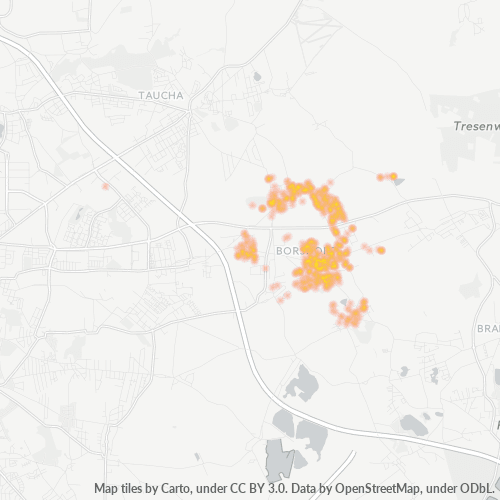 Heatmap für plz 04451