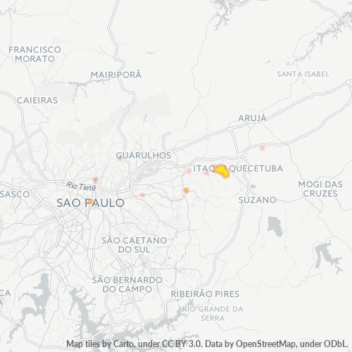 08111-000 Heatmap de Densidade da Empresa