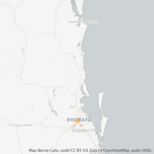 4067 Business Density Heatmap