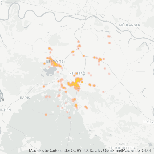 Heatmap für plz 06901