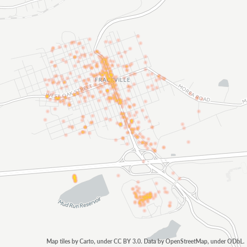 17931 Business Density Heatmap