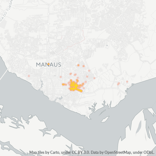 69068-000 Heatmap de Densidade da Empresa