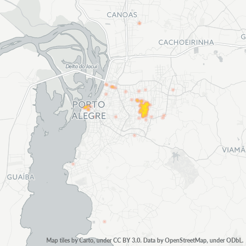 91320-000 Mapa de calor de densidad empresarial