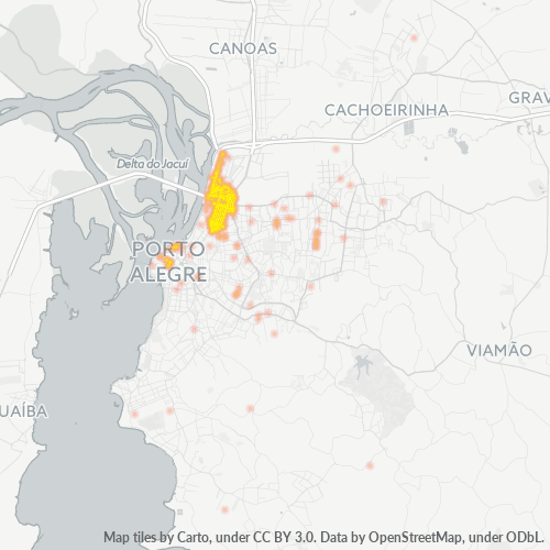 90240-000 Heatmap de Densidade da Empresa