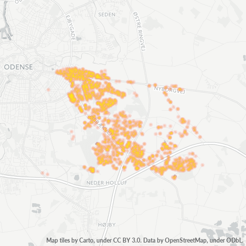 5220 Heatmap over forretningstæthed