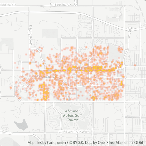66049 Business Density Heatmap