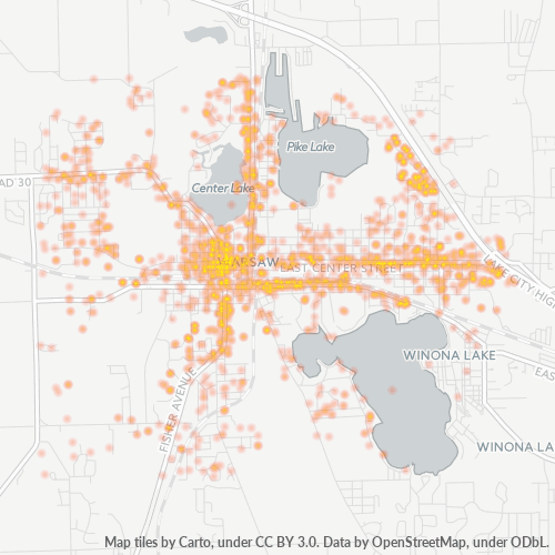 46580 Business Density Heatmap