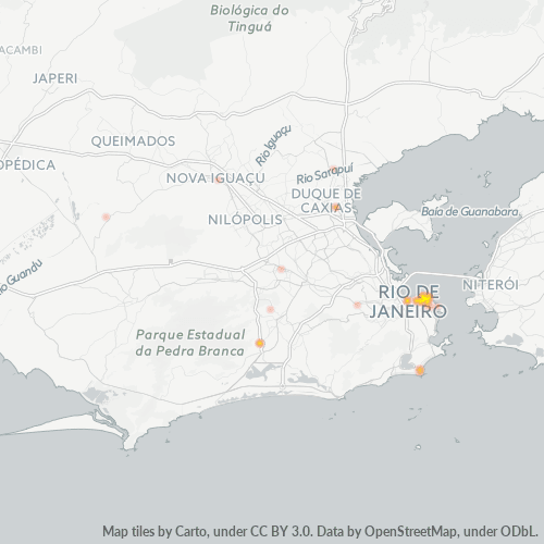 20080-000 Mapa de calor de densidad empresarial