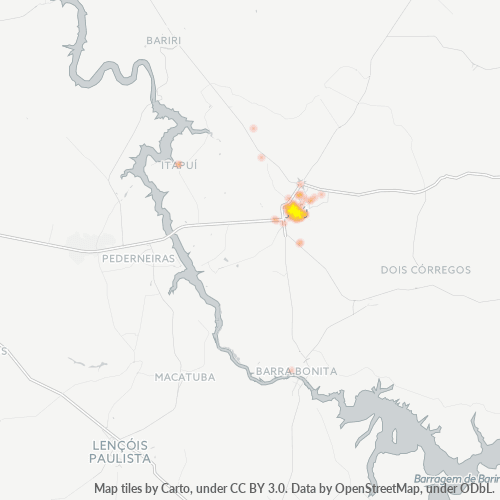 17201-000 Heatmap de Densidade da Empresa